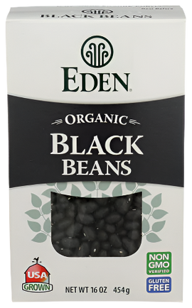 Organic Dry Black Beans - 16 OZ