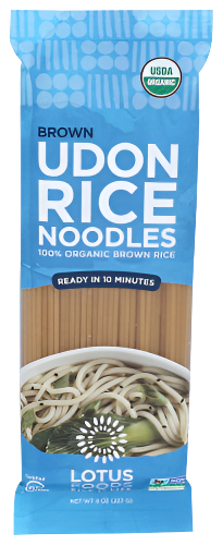 Lotus Brown Udon Rice Noodles - 8 OZ