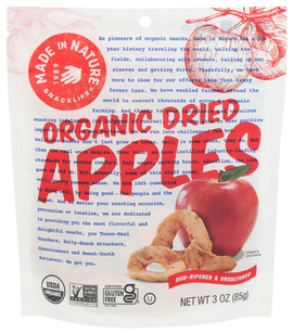 Made In Nature Dried Apples - 3 OZ