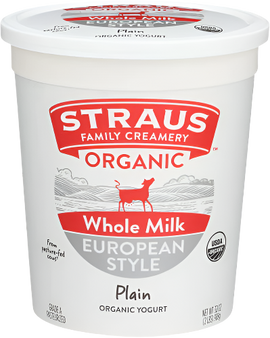 Organic European Style Plain Yogurt - 32 OZ