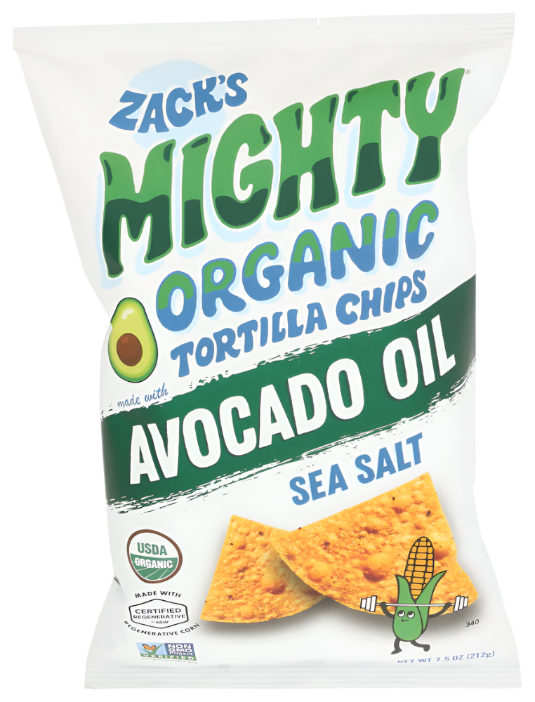 Potechi_mojamoja Zacks Mighty Tortilla Chips - 7.5 OZ | Juneau Natural