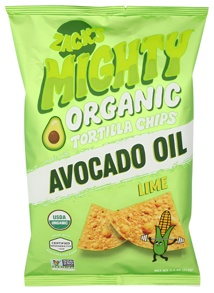 Zacks Mighty Lime Tortilla Chips - 7.5 OZ | Juneau Natural Zacks Mighty Lime Tortilla Chips - 7.5 OZ | Juneau Natural