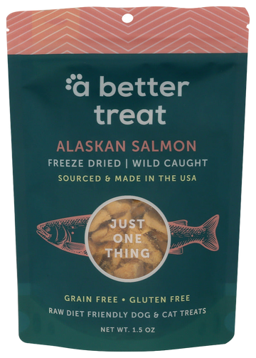 A Better Alaskan Freeze Dried Salmon Dog Treats - 1.5 OZ
