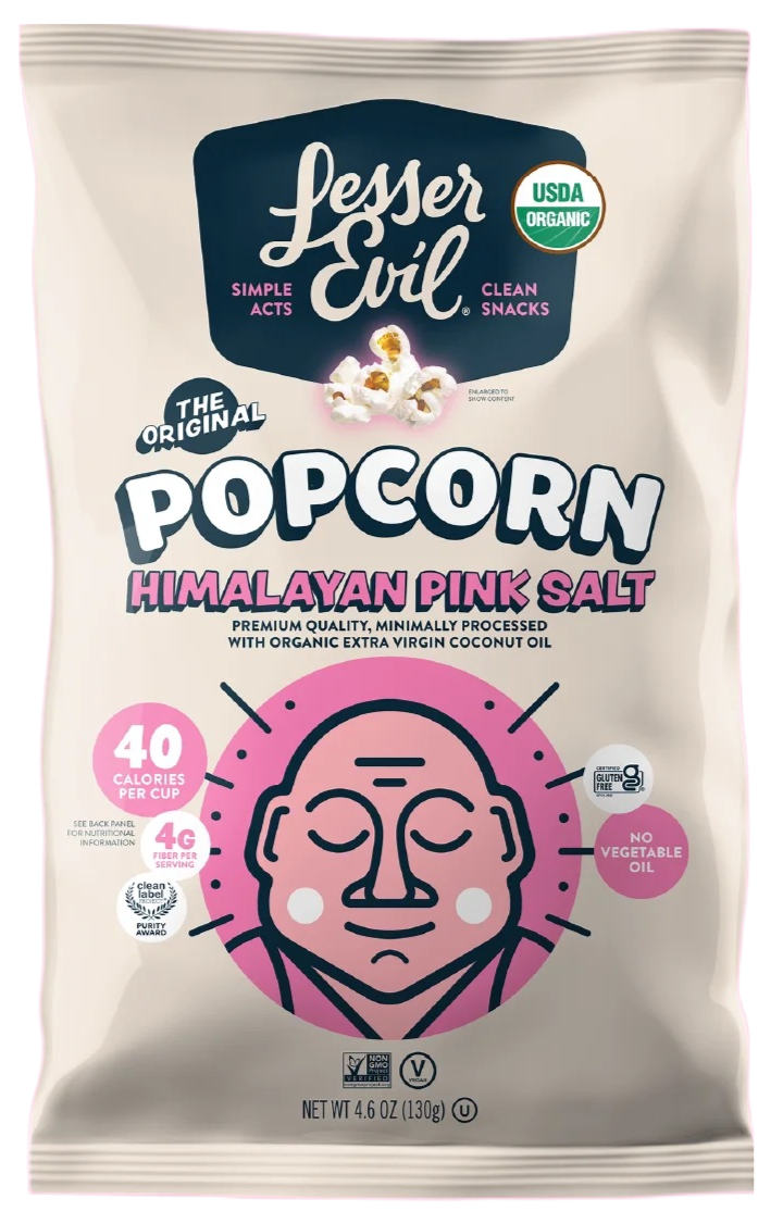 Organic Himalayan Pink Salt Popcorn 4 6 OZ Juneau Natural Organic himalayan pink salt popcorn 4 6 oz juneau natural