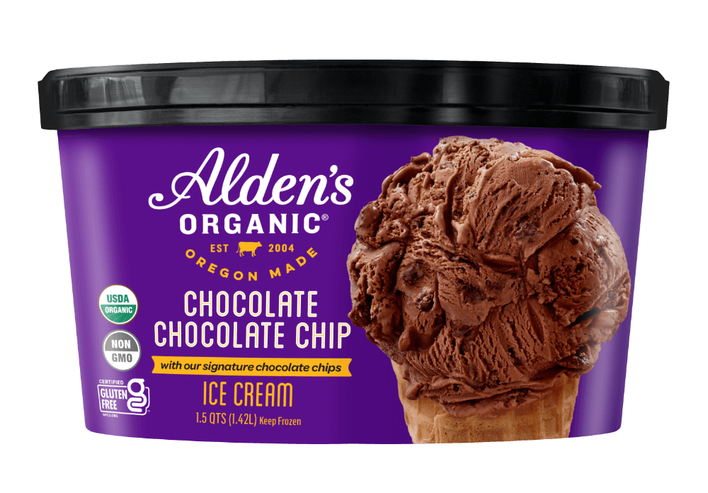 Organic Chocolate Chocolate Chip Ice Cream 48 FO Juneau Natural