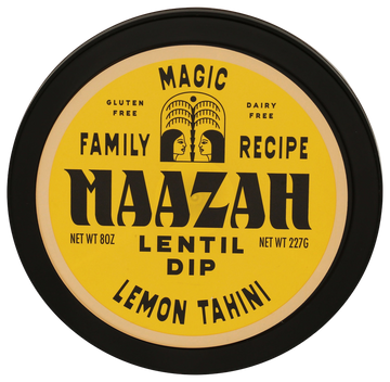 Maazah Lemon Tahini Lentil Dip - 8 OZ