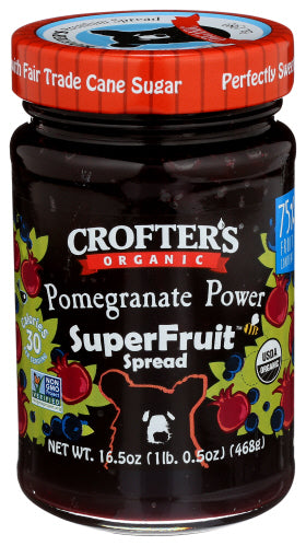 Organic Pomegranate Power Superfruit Spread | Juneau Natural