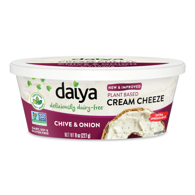 Chive & Onion Plant-Based Cream Cheese - 8 OZ