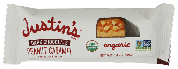 Justins Peanut Caramel Dark Chocolate Bar - 1.4 OZ