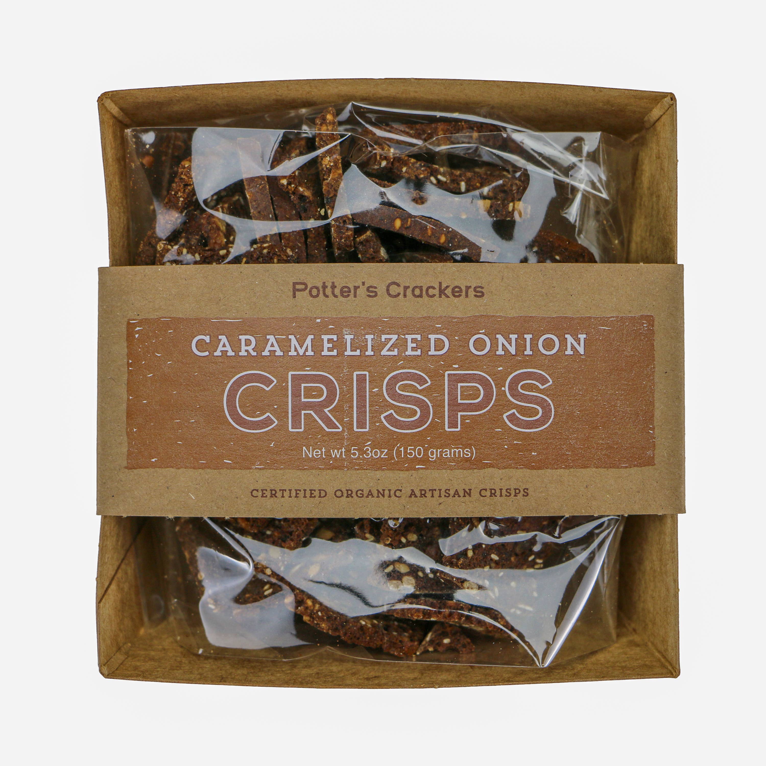 Potter's Crackers Organic Caramelized Onion Crisps - 5 OZ