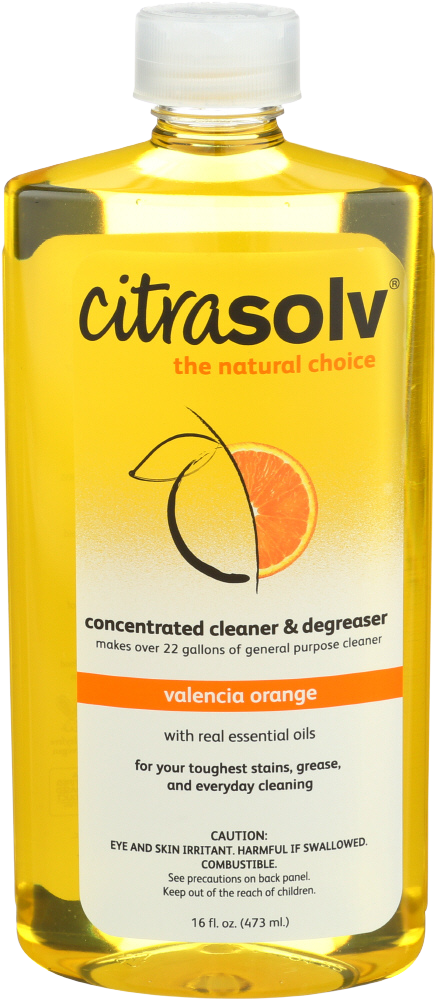 Citra Solv Valencia Orange Concentrated Cleaner & Degreaser - 16 OZ