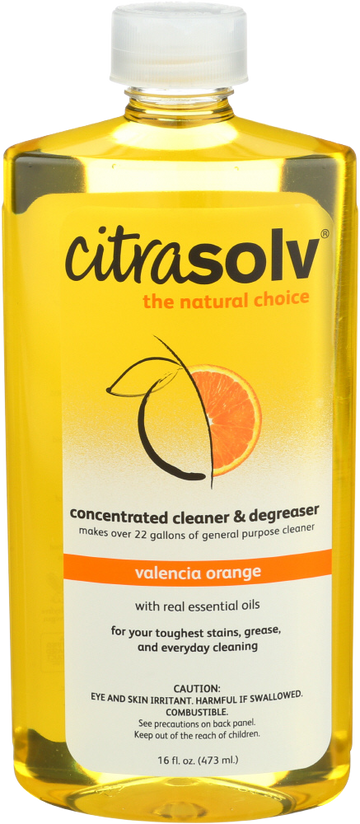 Citra Solv Valencia Orange Concentrated Cleaner & Degreaser - 16 OZ