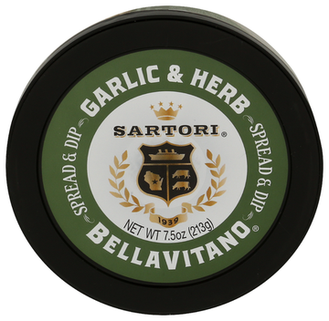 Sartori Garlic & Herb Bellavitano Cheese Spread & Dip - 7.5 OZ
