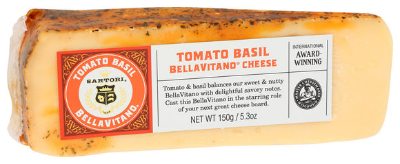Sartori Tomato Basil Bellavitano Cheese - 5.3 OZ