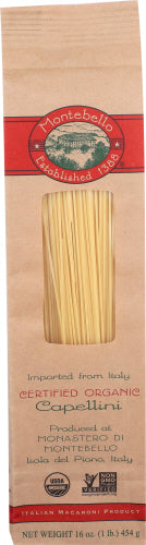 Organic Artisan Capellini Pasta - 16 OZ