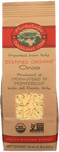 Organic Artisan Orzo Pasta - 16 OZ