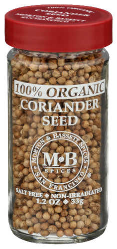 Morton & Bassett Organic Coriander Seed - 1.2 OZ
