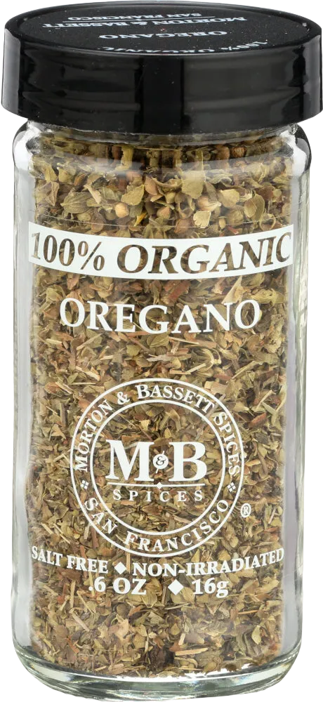 Morton & Bassett Organic Oregano - 0.6 OZ