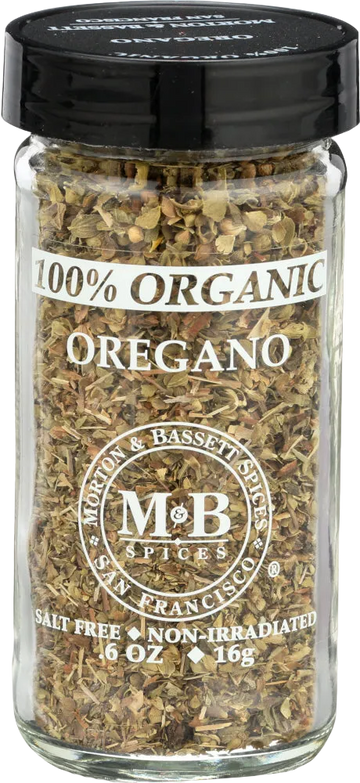 Morton & Bassett Organic Oregano - 0.6 OZ