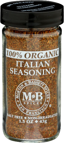Morton & Bassett Organic Italian Seasoning - 1.5 OZ