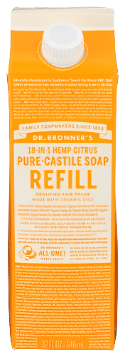 18-In-1 Hemp Citrus Soap Refill - 32 OZ