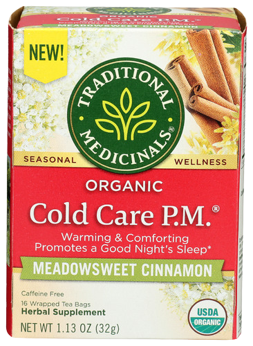Organic Meadowsweet Cinnamon Cold Care Tea PM - 16 BG