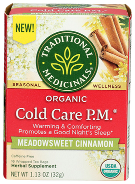 Organic Meadowsweet Cinnamon Cold Care Tea PM - 16 BG