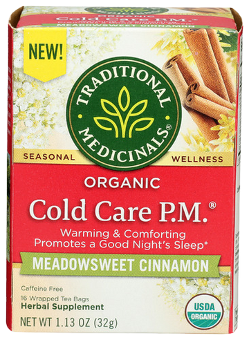 Organic Meadowsweet Cinnamon Cold Care Tea PM - 16 BG