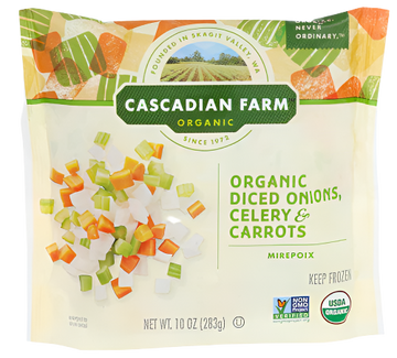 Organic Diced Mirepoix - 10 OZ