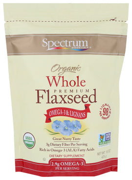 Spectrum Essentials Whole Flaxseed - 15 OZ