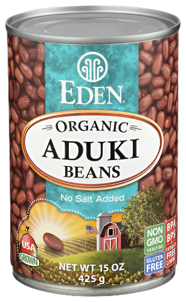 Organic Aduki Beans - 15 OZ