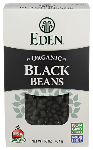 Organic Dry Black Beans - 16 OZ