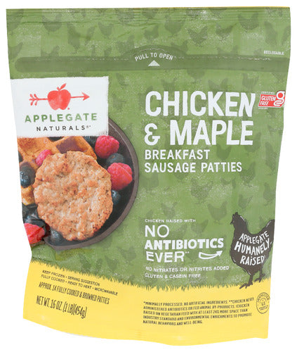 Chicken & Maple Breakfast Sausage Patty - 16 OZ