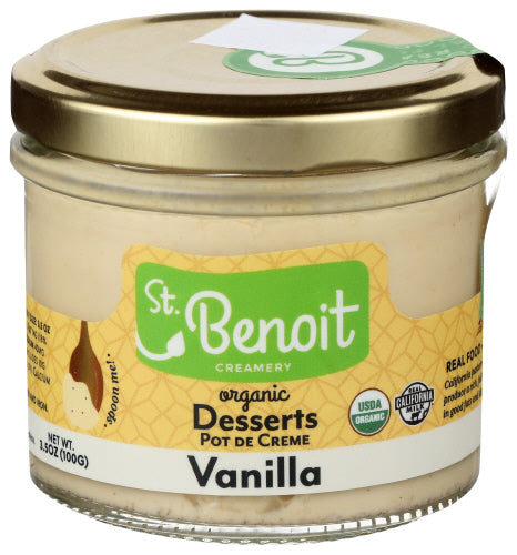 Organic Vanilla Pot De Creme