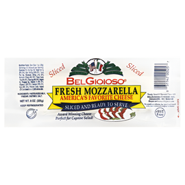 Belgioioso Sliced Mozzarella Cheese - 8 OZ