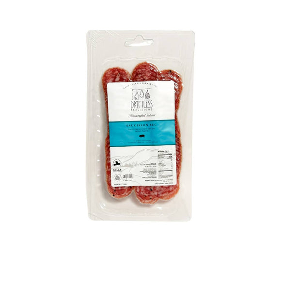 Pre-Sliced Saucisson Sec Salami - 3.OZ