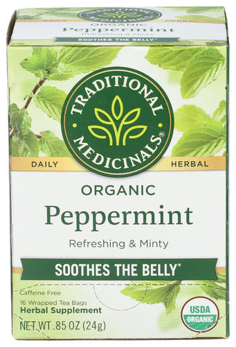 Traditional Medicinals Organic Peppermint Tea - 16 BG