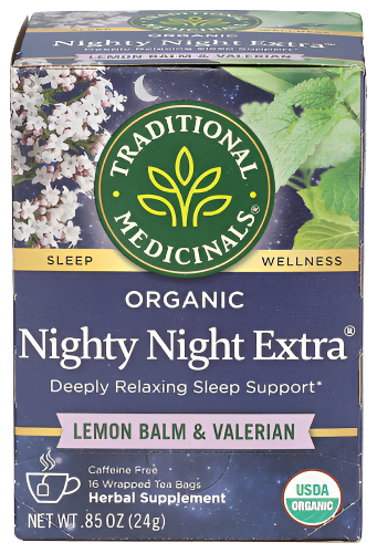 Traditional Medicinals Organic Lemon Balm Valerian Tea - 16 BG