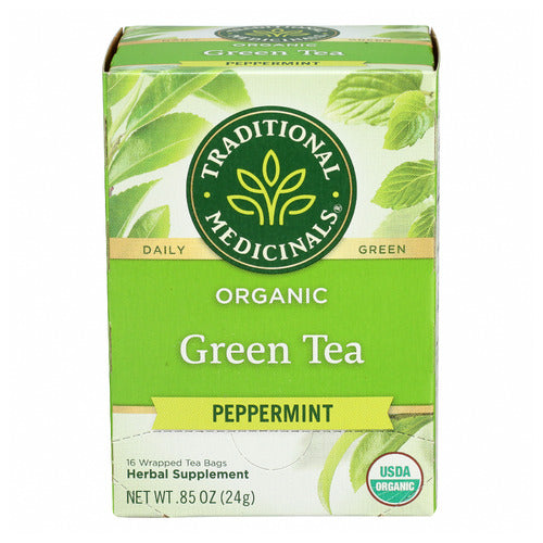 Organic Peppermint Green Tea