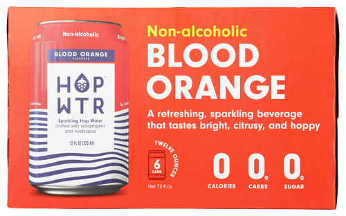 Blood Orange Hop Water - 6 PK