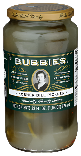 Bubbies Kosher Dill Pickles - 33 OZ