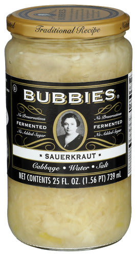 Bubbies Sauerkraut - 25 OZ