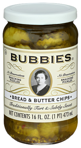 Bubbies Bread & Butter Chips - 16 OZ