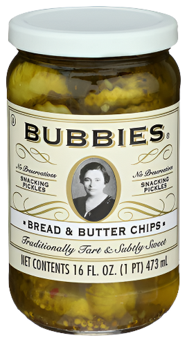 Bubbies Bread & Butter Chips - 16 OZ