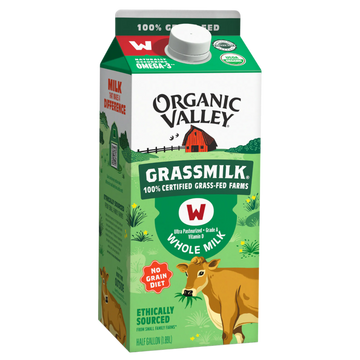 Organic Valley Grassmilk Whole Milk - 64 FO
