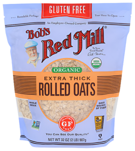 Organic Thick Rolled Oats - 32 OZ
