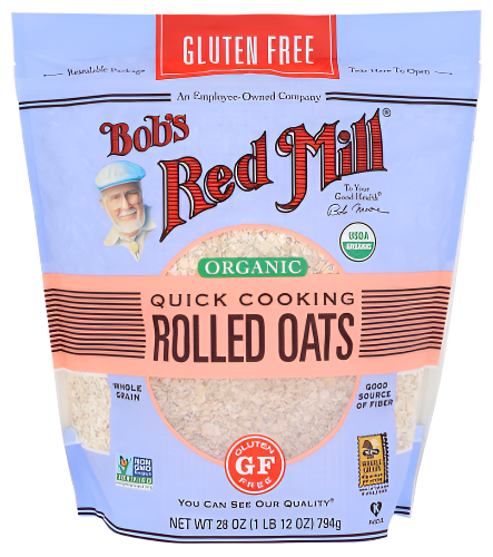 Organic Quick Cooking Rolled Oats - 28 OZ