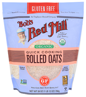 Organic Quick Cooking Rolled Oats - 28 OZ