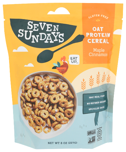 Seven Sundays Maple Cinnamon Oat Protein Cereal - 8 OZ