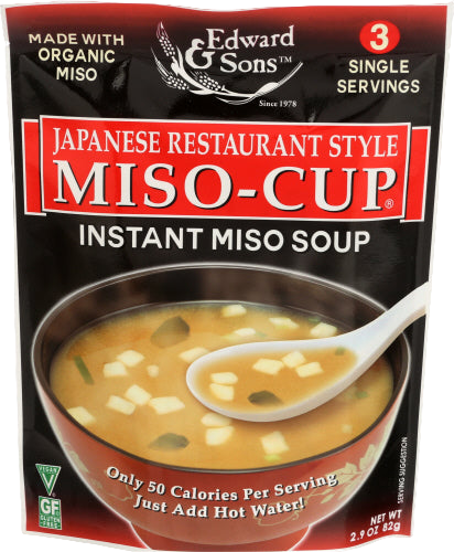 Edward & Sons Restaurant Style Instant Miso Soup - 2.9 OZ